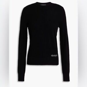 Zimmermann Black Cashmere Sweater with Logo